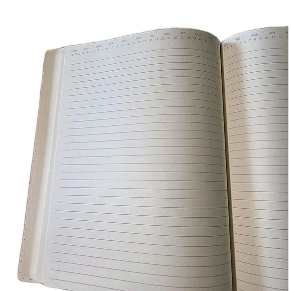 Graphique Notebook Journal Blue Floral Motif Lined Luxury Bound - Picture 9 of 11